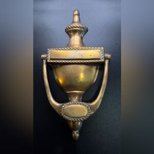 VINTAGE BRASS DOOR KNOCKER